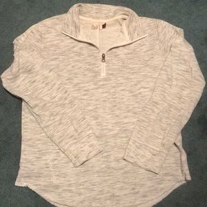 3 quarter zip sweatshirt